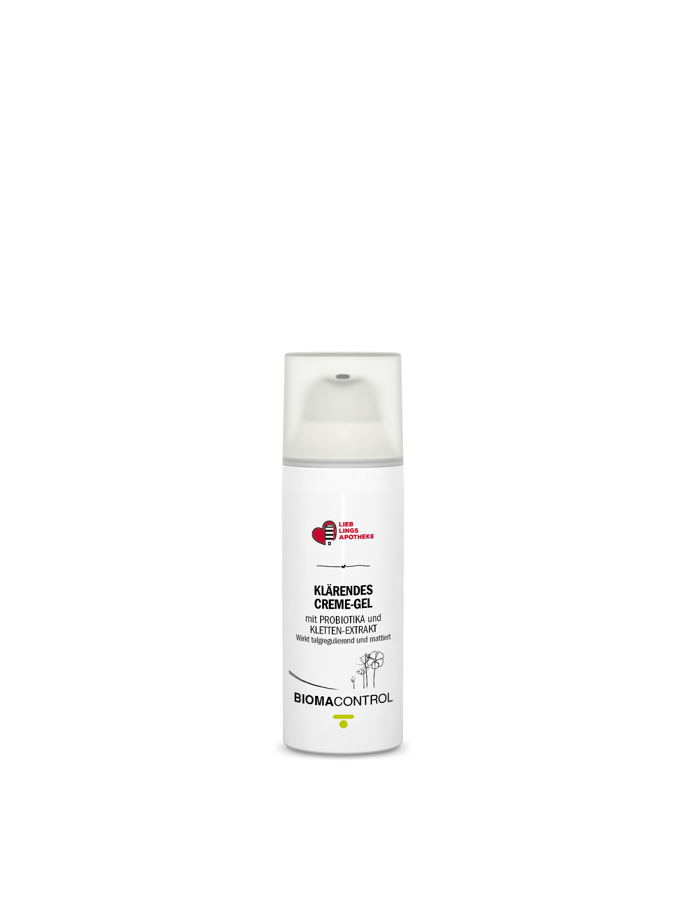 KLÄRENDES CREME-GEL mit PROBIOTIKA, und KLETTEN-EXTRAKT